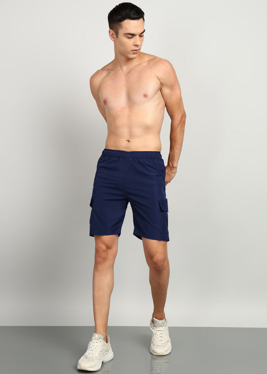 Men’s Cool Cotton Shorts — Relaxed Fit & Comfort - SHORT192-AIR FORCE