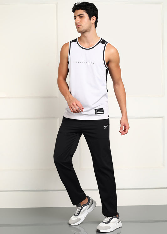 Men’s Cool Cotton Trackpants — Relaxed Fit & Comfort - TRACK412-BLACK