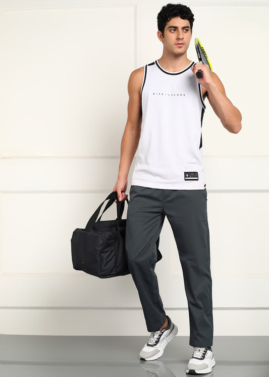 Men’s Cool Cotton Trackpants — Relaxed Fit & Comfort - TRACK412-MEDIUM GREY