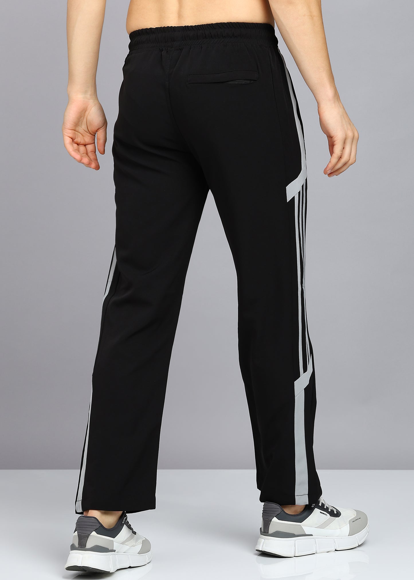 Men’s Stretch Dobby Trackpants — Relaxed Modern FitTRACK420-BLACK