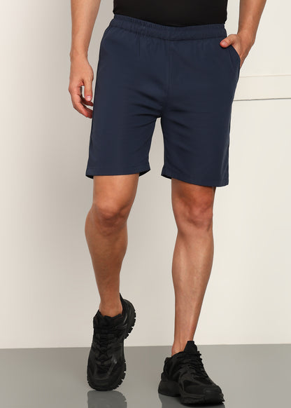 Men’s Cool Cotton Shorts — Relaxed Fit & Comfort - SHORT196-NAVY