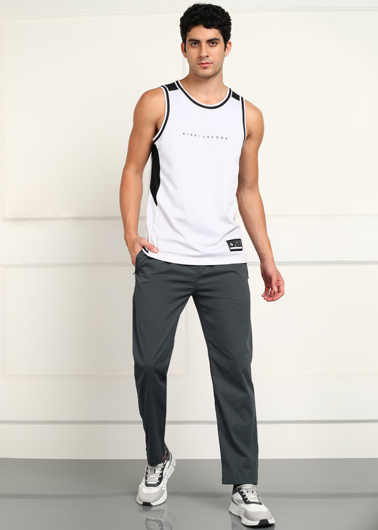 Men’s Cool Cotton Trackpants — Relaxed Fit & Comfort - TRACK412-MEDIUM GREY