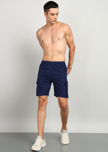 Men’s Cool Cotton Shorts — Relaxed Fit & Comfort - SHORT192-AIR FORCE