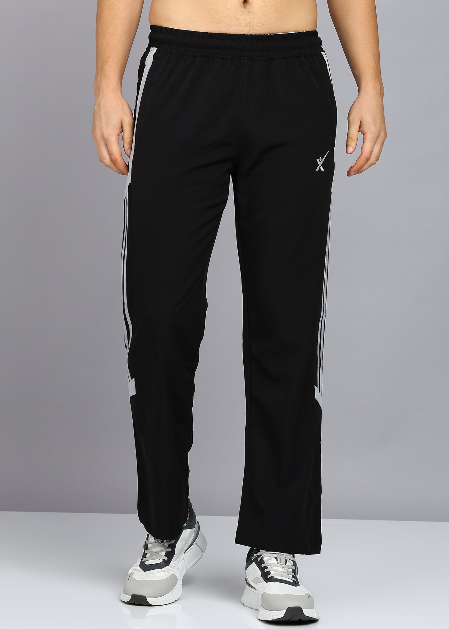Men’s Stretch Dobby Trackpants — Relaxed Modern FitTRACK420-BLACK