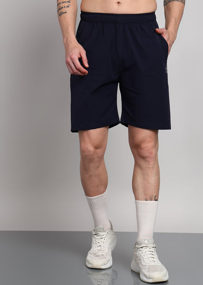 Men’s Nylon Crush Sports Shorts SHORT195(NAVY) – Lightweight Gym, Running & Casual Activewear Shorts
