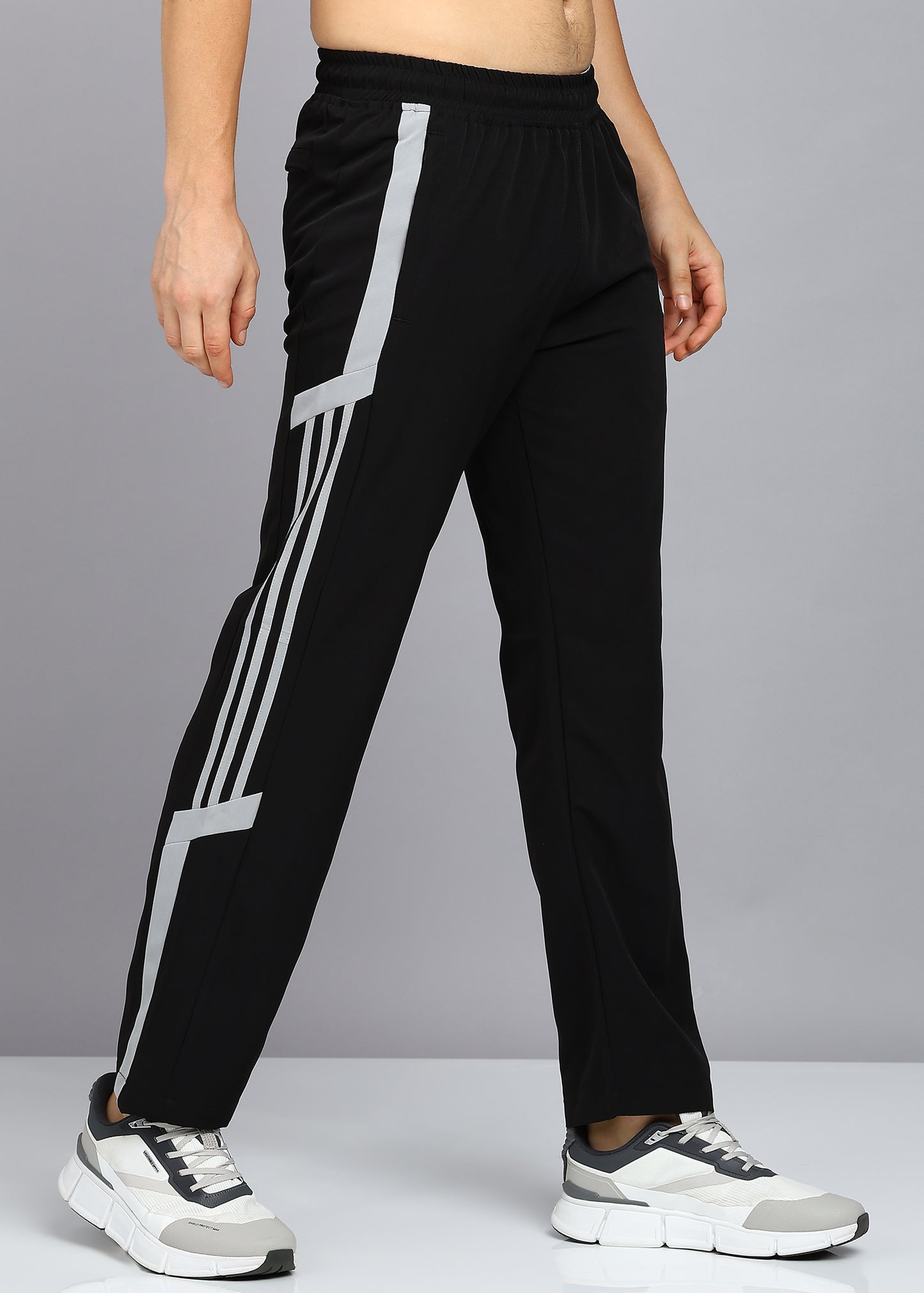 Men’s Stretch Dobby Trackpants — Relaxed Modern FitTRACK420-BLACK