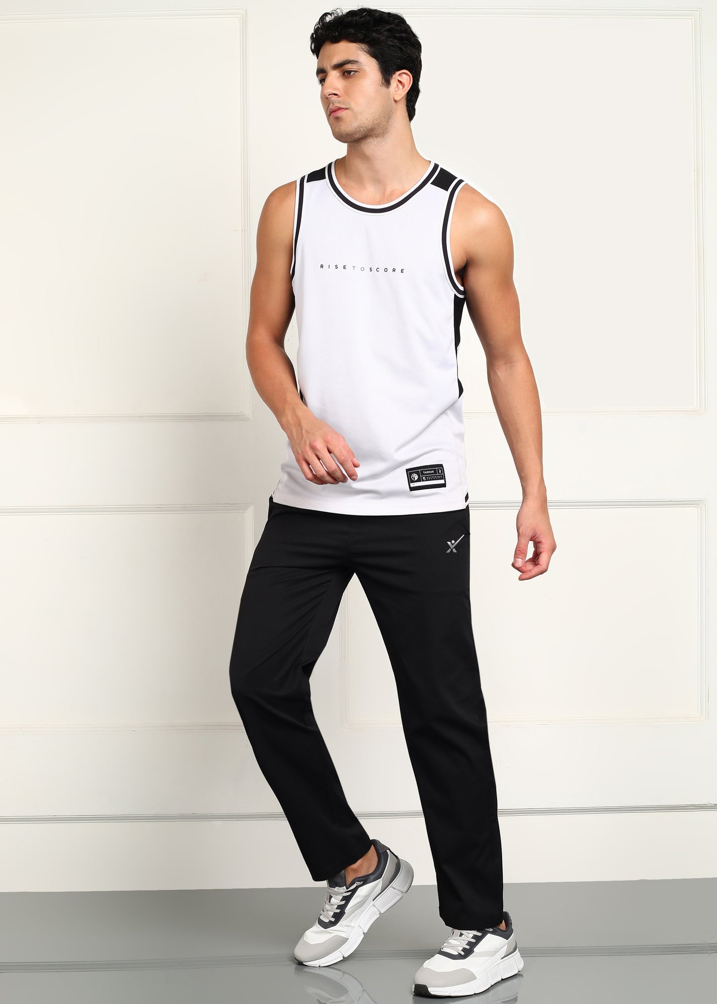 Men’s Cool Cotton Trackpants — Relaxed Fit & Comfort - TRACK412-BLACK