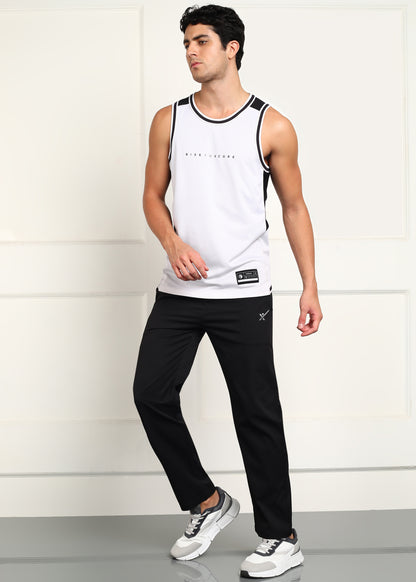 Men’s Cool Cotton Trackpants — Relaxed Fit & Comfort - TRACK412-BLACK