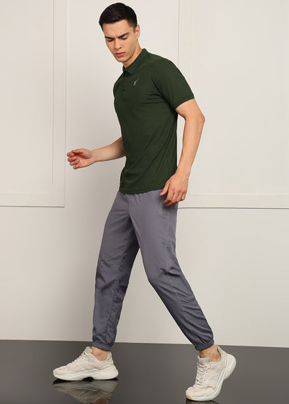 Men’s Matty Knit T-Shirt — Soft & Everyday Wear -TS666-OLIVE