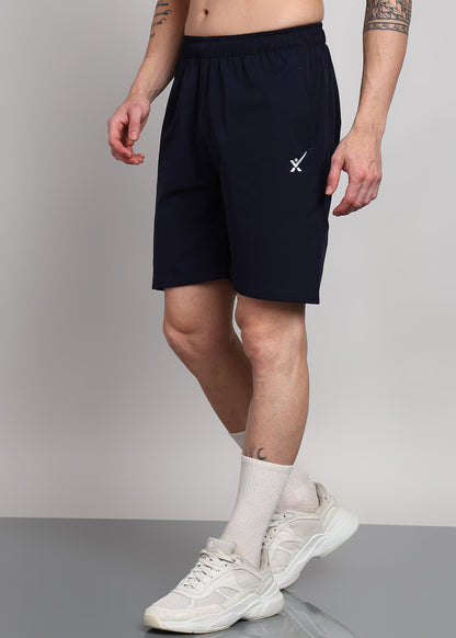 Men’s Nylon Crush Sports Shorts SHORT195(NAVY) – Lightweight Gym, Running & Casual Activewear Shorts