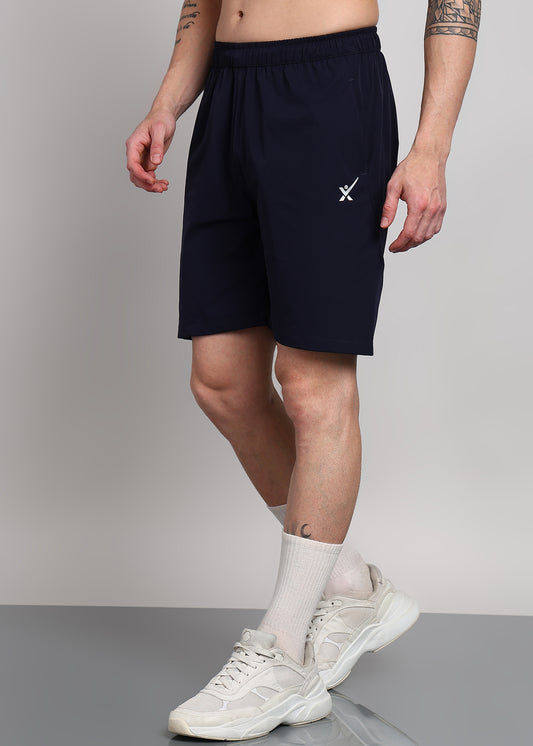 Men’s Nylon Crush Sports Shorts SHORT195(NAVY) – Lightweight Gym, Running & Casual Activewear Shorts