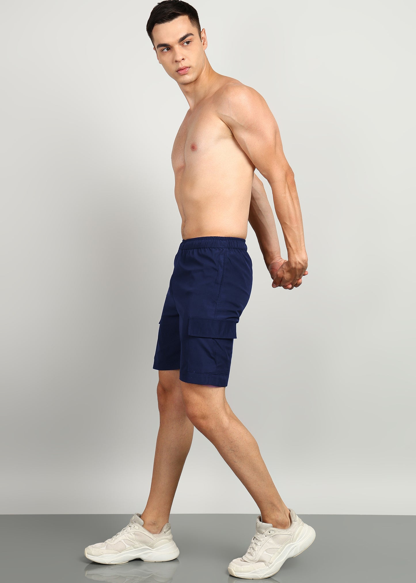 Men’s Cool Cotton Shorts — Relaxed Fit & Comfort - SHORT192-AIR FORCE