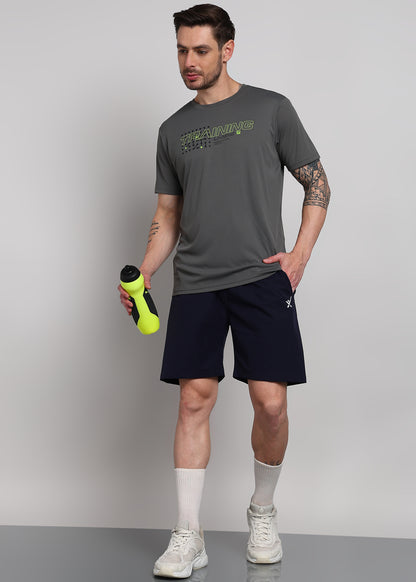 Men’s Nylon Crush Sports Shorts SHORT195(NAVY) – Lightweight Gym, Running & Casual Activewear Shorts