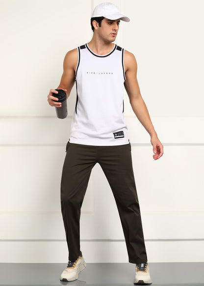 Men’s Cool Cotton Trackpants — Relaxed Fit & Comfort - TRACK412-COFFEE