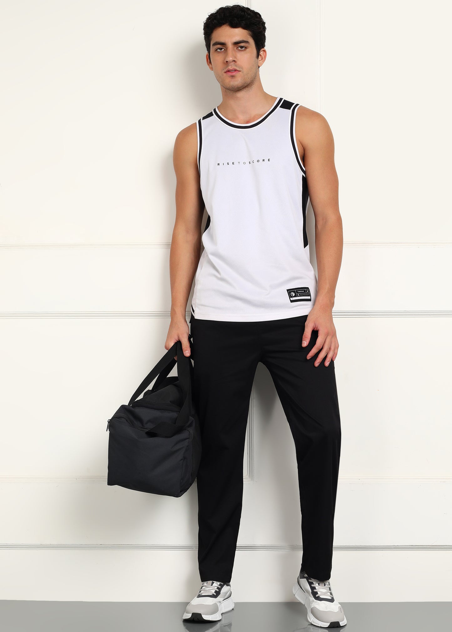 Men’s Cool Cotton Trackpants — Relaxed Fit & Comfort - TRACK412-BLACK