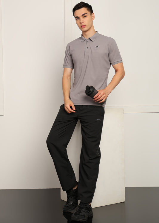 Men’s Matty Knit T-Shirt — Soft & Everyday Wear - TS666-LIGHT GREY