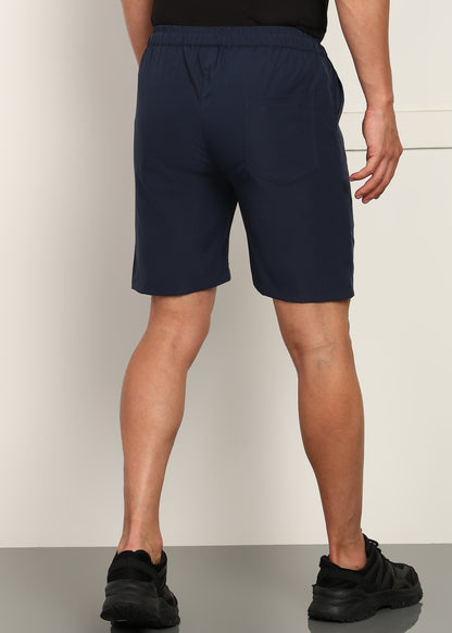 Men’s Cool Cotton Shorts — Relaxed Fit & Comfort - SHORT196-NAVY