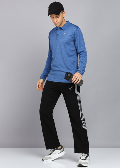 Men’s Stretch Dobby Trackpants — Relaxed Modern FitTRACK420-BLACK