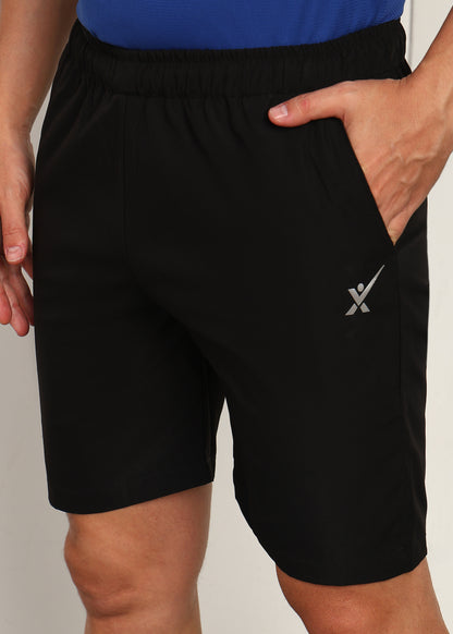 Men’s Cool Cotton Shorts — Relaxed Fit & Comfort - SHORT196-BLACK