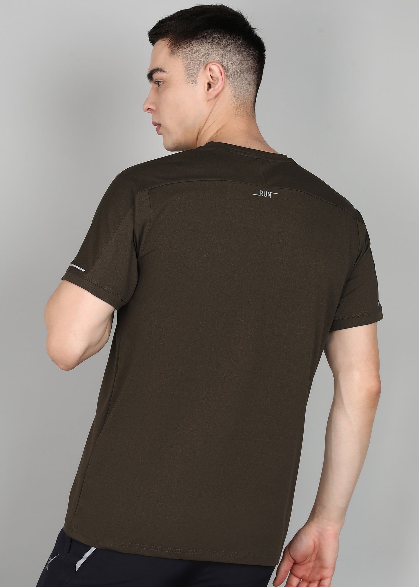 Men’s Oxford Cotton Stretch T-Shirt - TS990-MILITARY GREEN