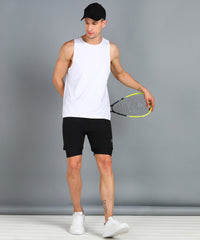 BLACK TIGHTY NS LYCRA PLAIN SHORT MEN (SHORT142)