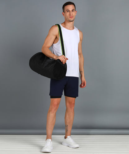 Men’s 2-in-1 Sports Shorts with Inner Tights | Gym, Running & Casual Wear | Article No. SHORT142 - Navy