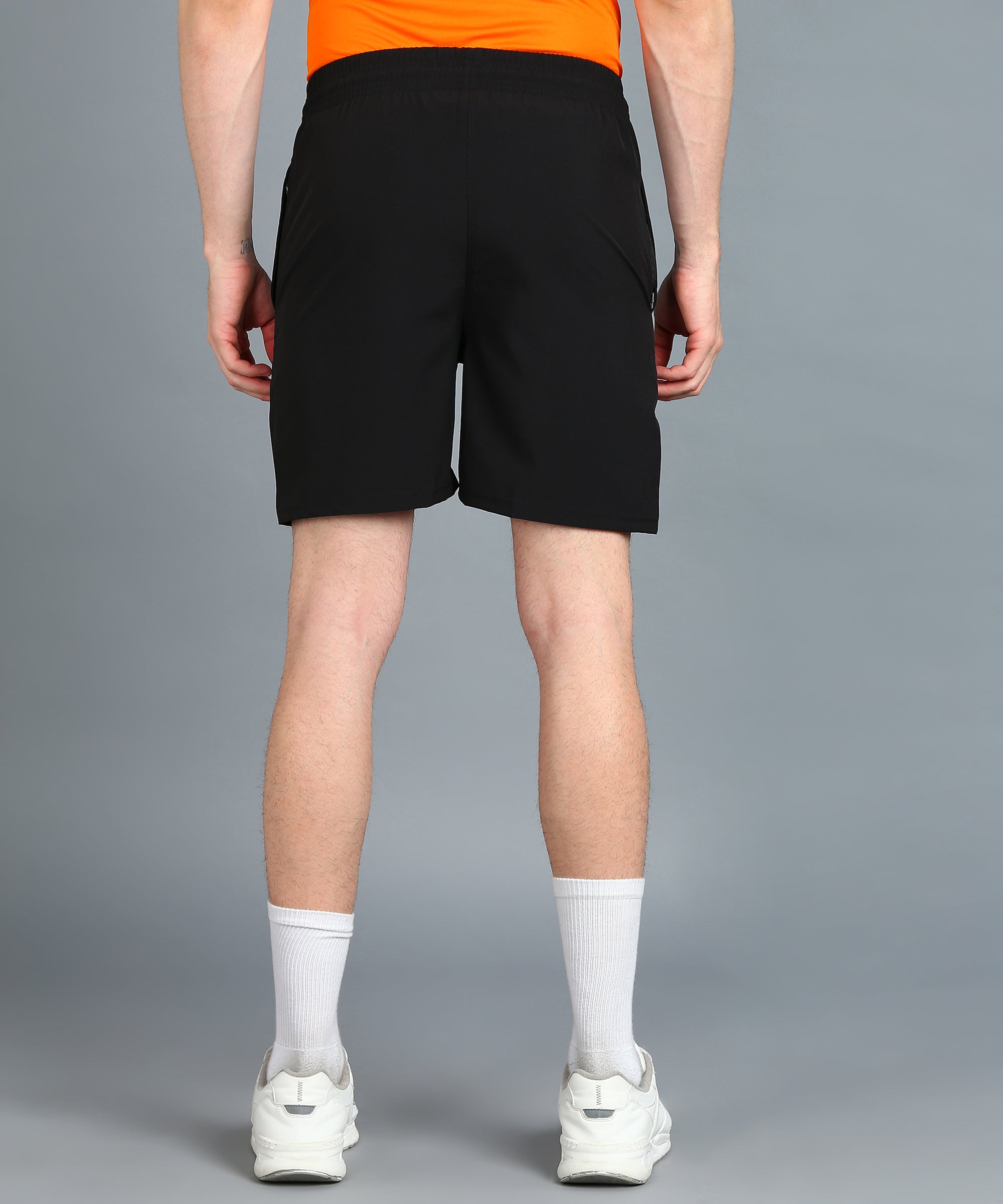 BLACK NS LYCRA PLAIN SHORT MEN (SHORT78)