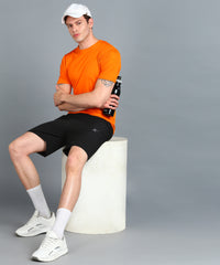 BLACK NS LYCRA PLAIN SHORT MEN (SHORT78)