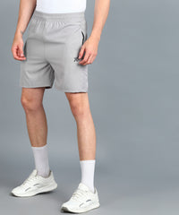 L-GREY NS LYCRA PLAIN SHORT MEN (SHORT80)