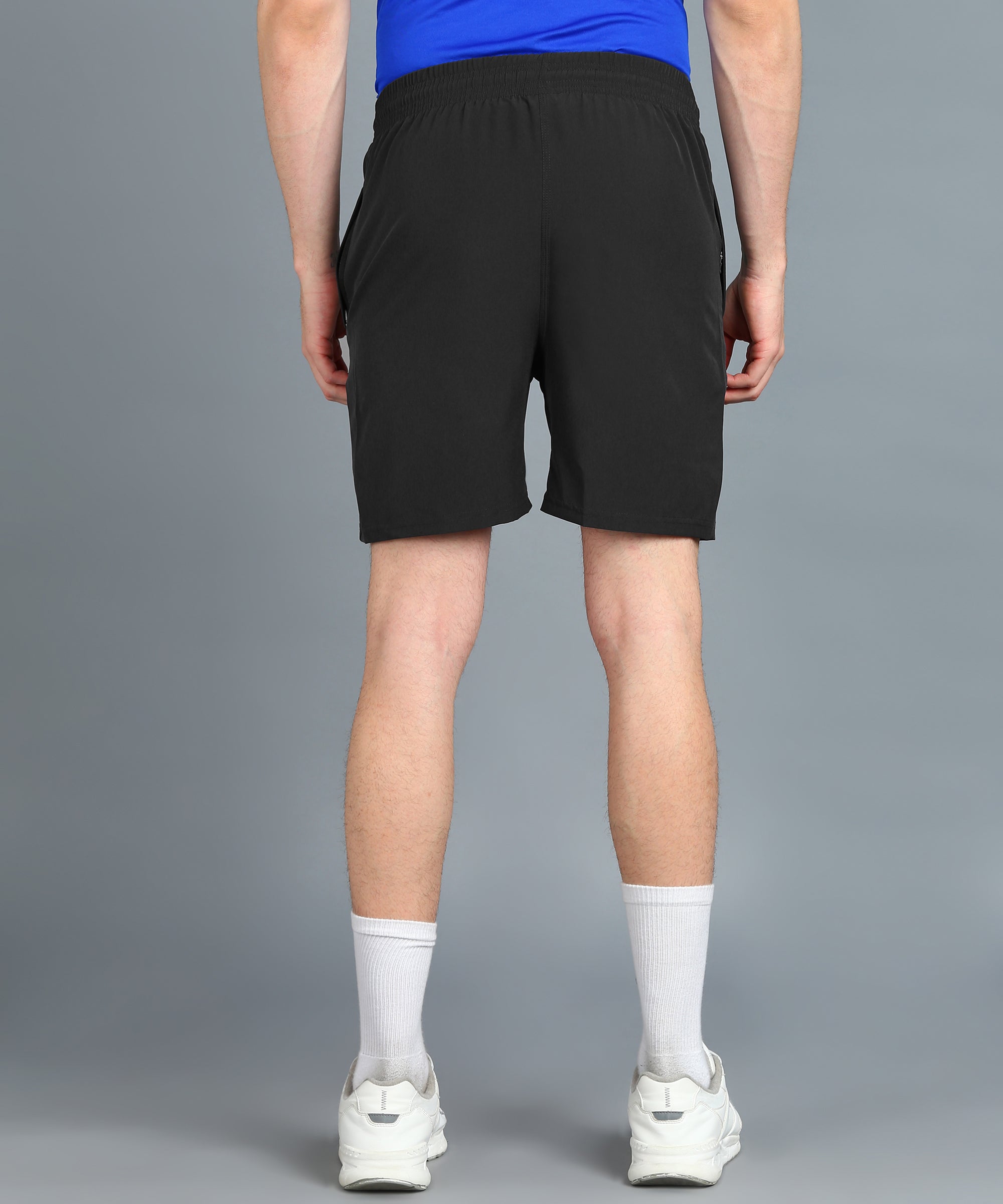 DARK GREY NS LYCRA PLAIN SHORT MEN (SHORT82)