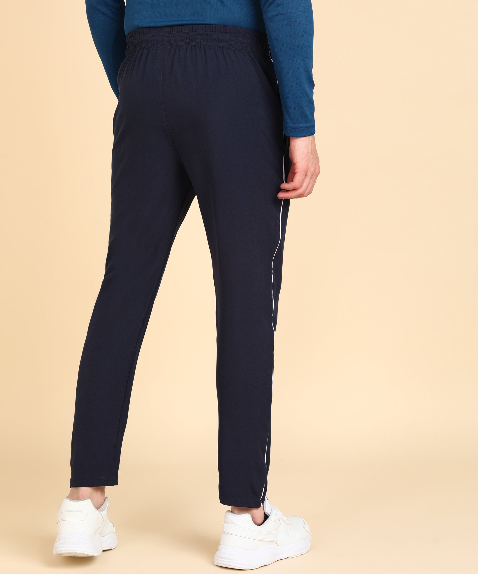 NAVY BLUE SOLID NS LYCRA TRACK PANT FOR MEN (TRACK107)