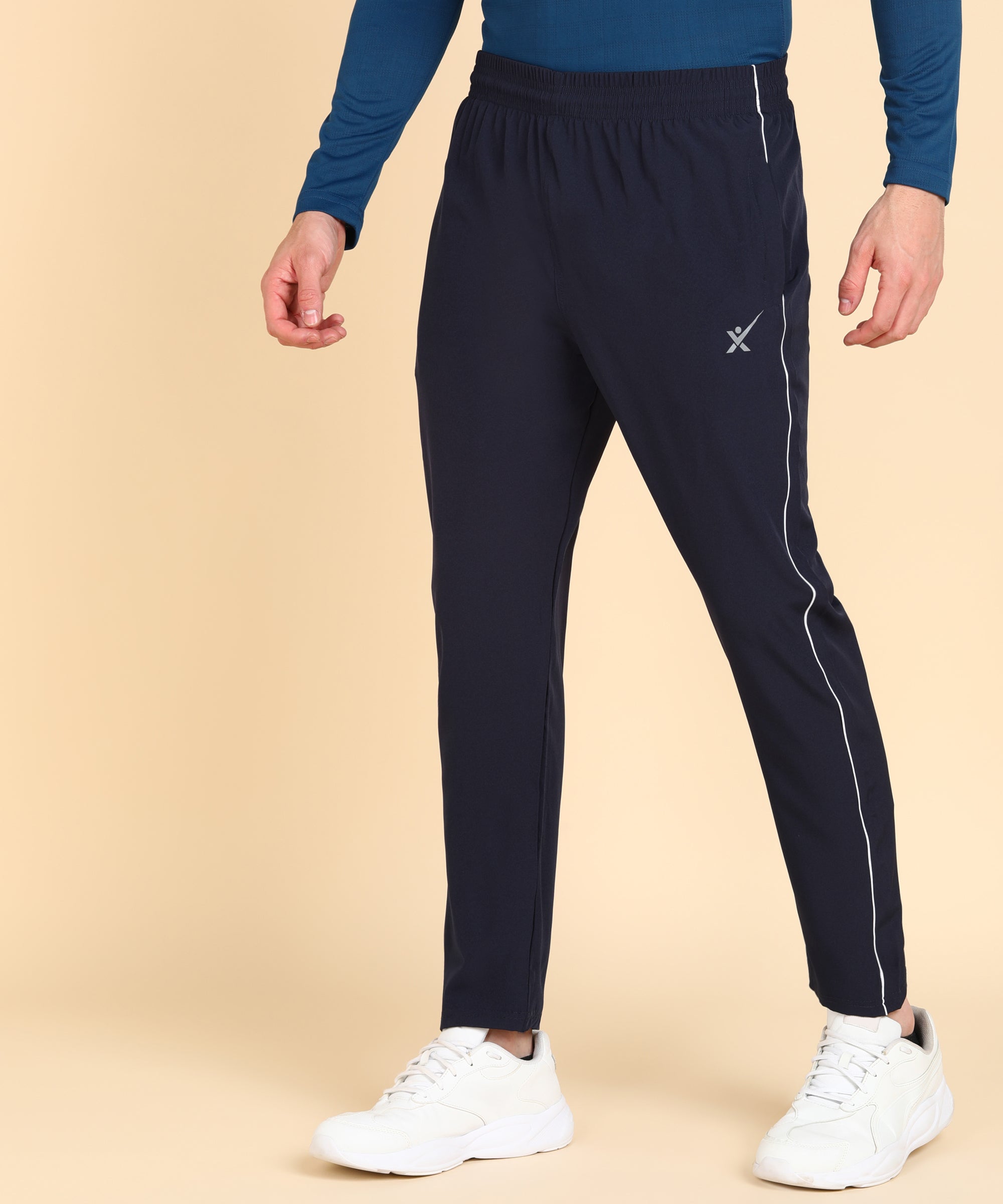 NAVY BLUE SOLID NS LYCRA TRACK PANT FOR MEN (TRACK107)