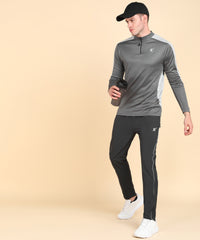 DARK GREY SOLID NS LYCRA TRACK PANT FOR MEN (TRACK111)