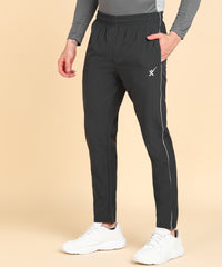 DARK GREY SOLID NS LYCRA TRACK PANT FOR MEN (TRACK111)