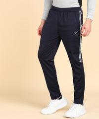 NAVY BLUE SOLID 4 WAY LYCRA TRACK PANT FOR MEN (TRACK113)