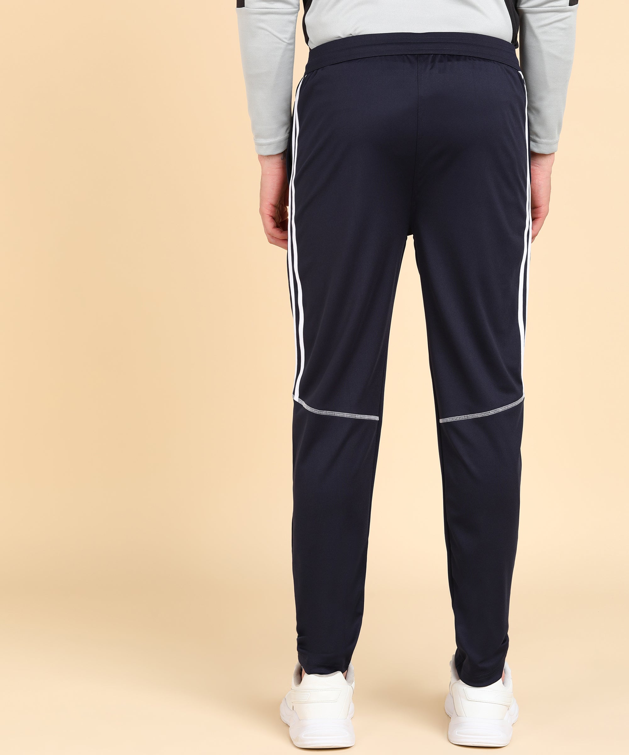 NAVY BLUE SOLID 4 WAY LYCRA TRACK PANT FOR MEN (TRACK113)