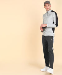 DARK GREY SOLID 4 WAY LYCRA TRACK PANT FOR MEN (TRACK117)