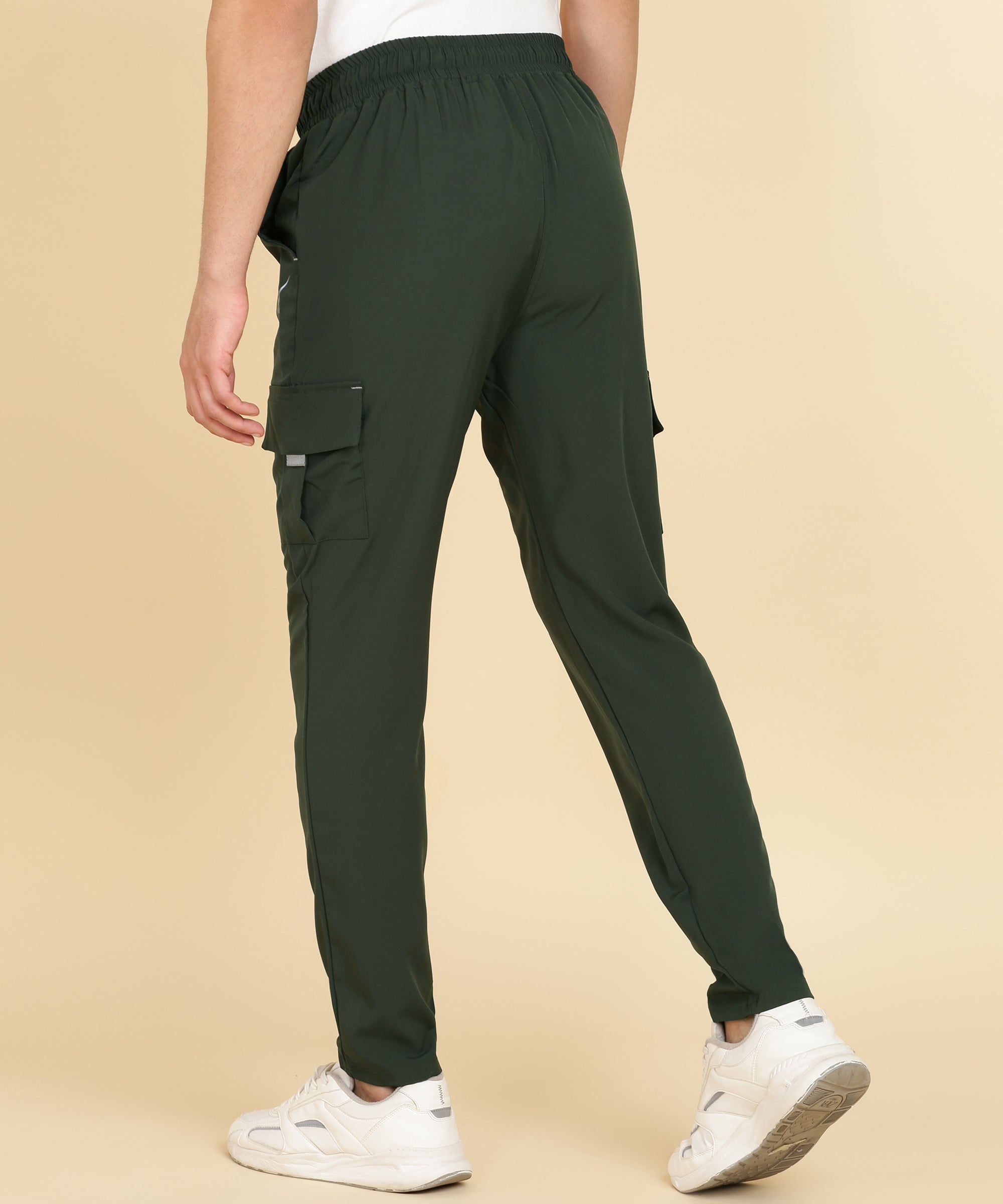 OLIVE 4 POCKIT CARGO NS LYCRA TRACK PANT FOR MEN (TRACK130)