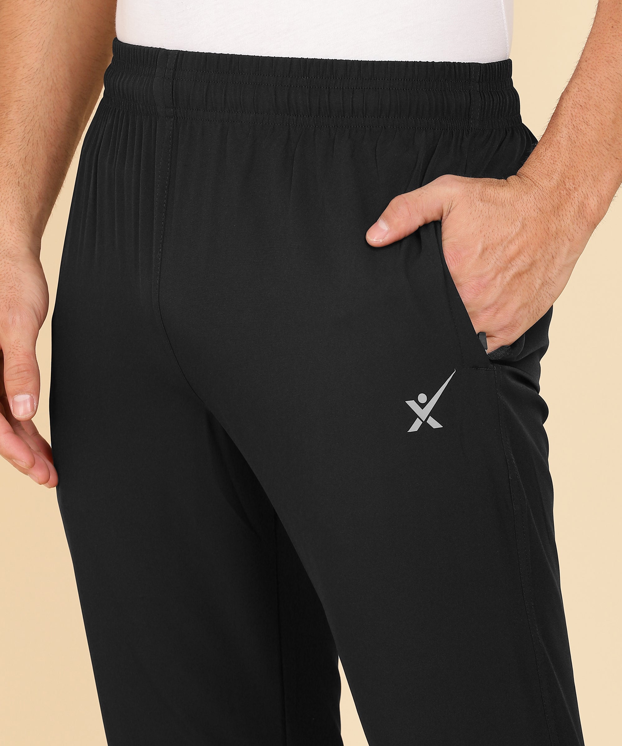 BLACK NS LYCRA TRACK PANT FOR MEN (TRACK55)