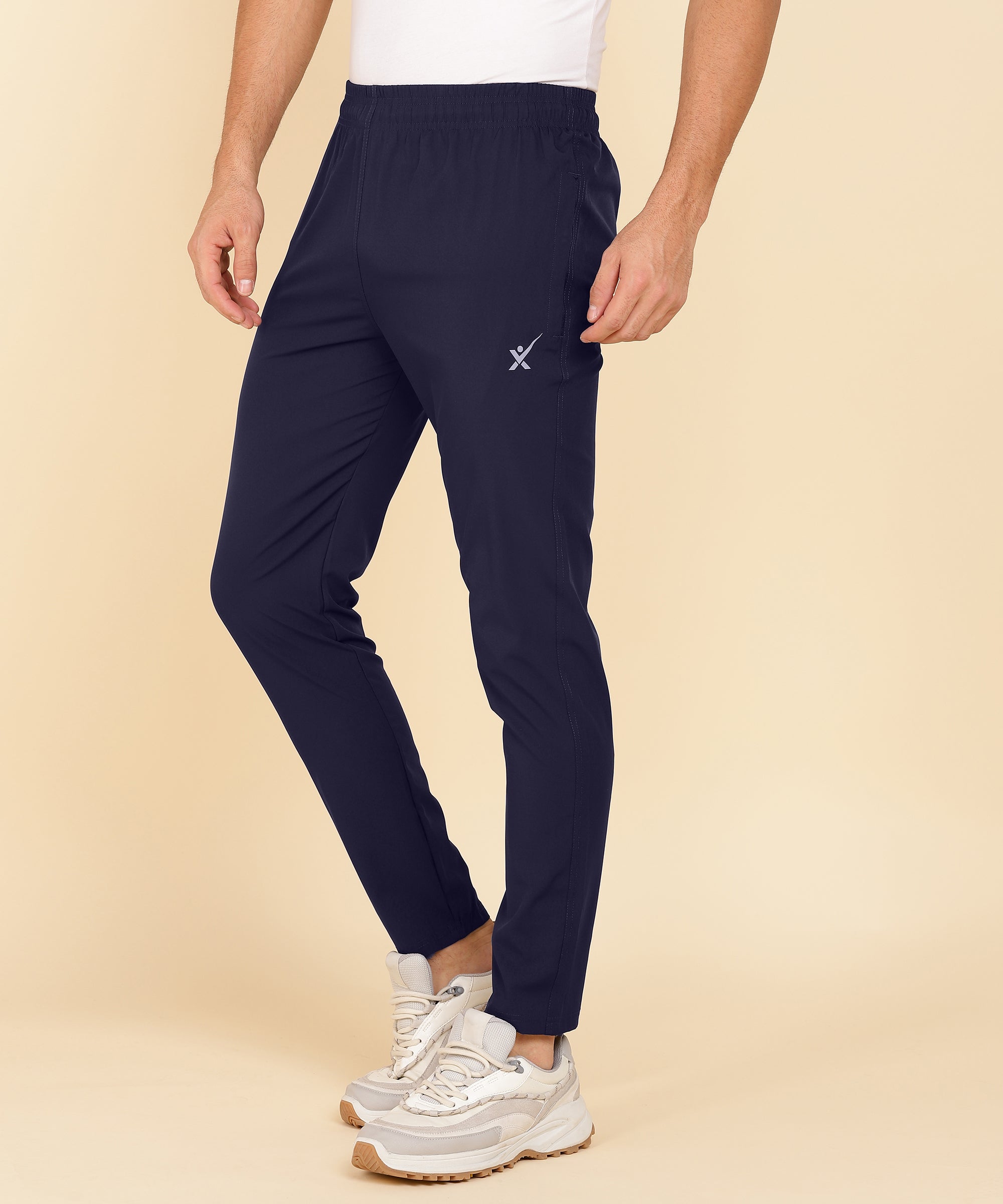 NAVY BLUE NS LYCRA TRACK PANT FOR MEN (TRACK56)