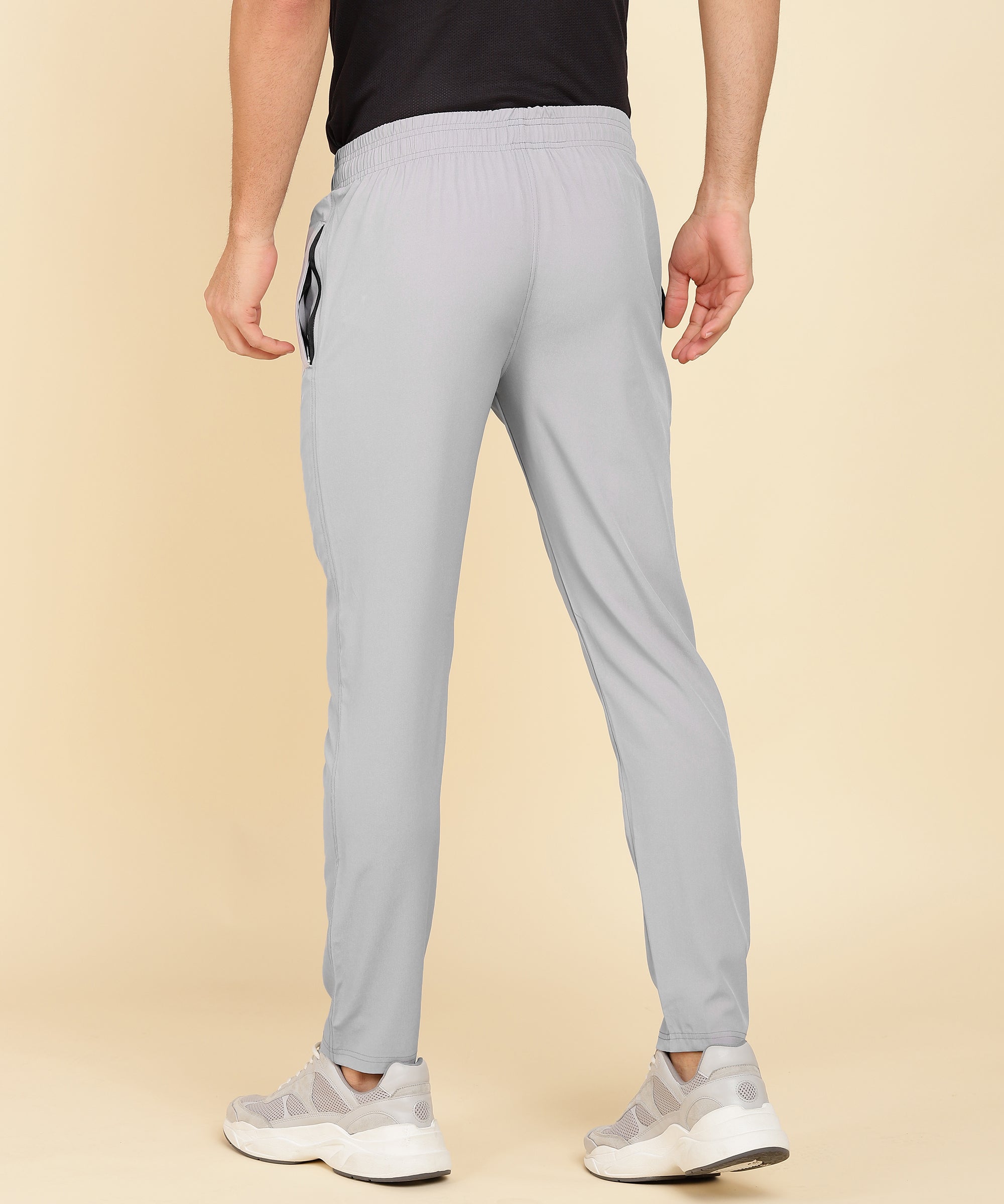 LIGHT GREY NS LYCRA TRACK PANT FOR MEN (TRACK57)