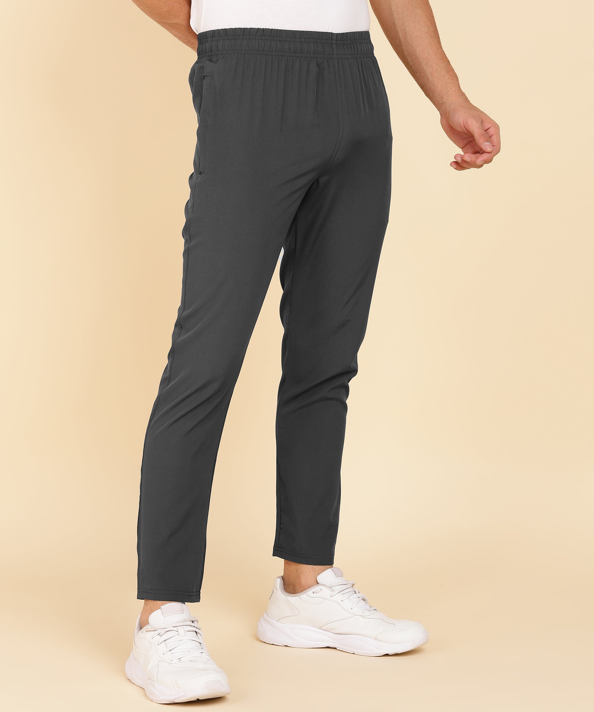 DARK GREY NS LYCRA TRACK PANT FOR MEN (TRACK58)