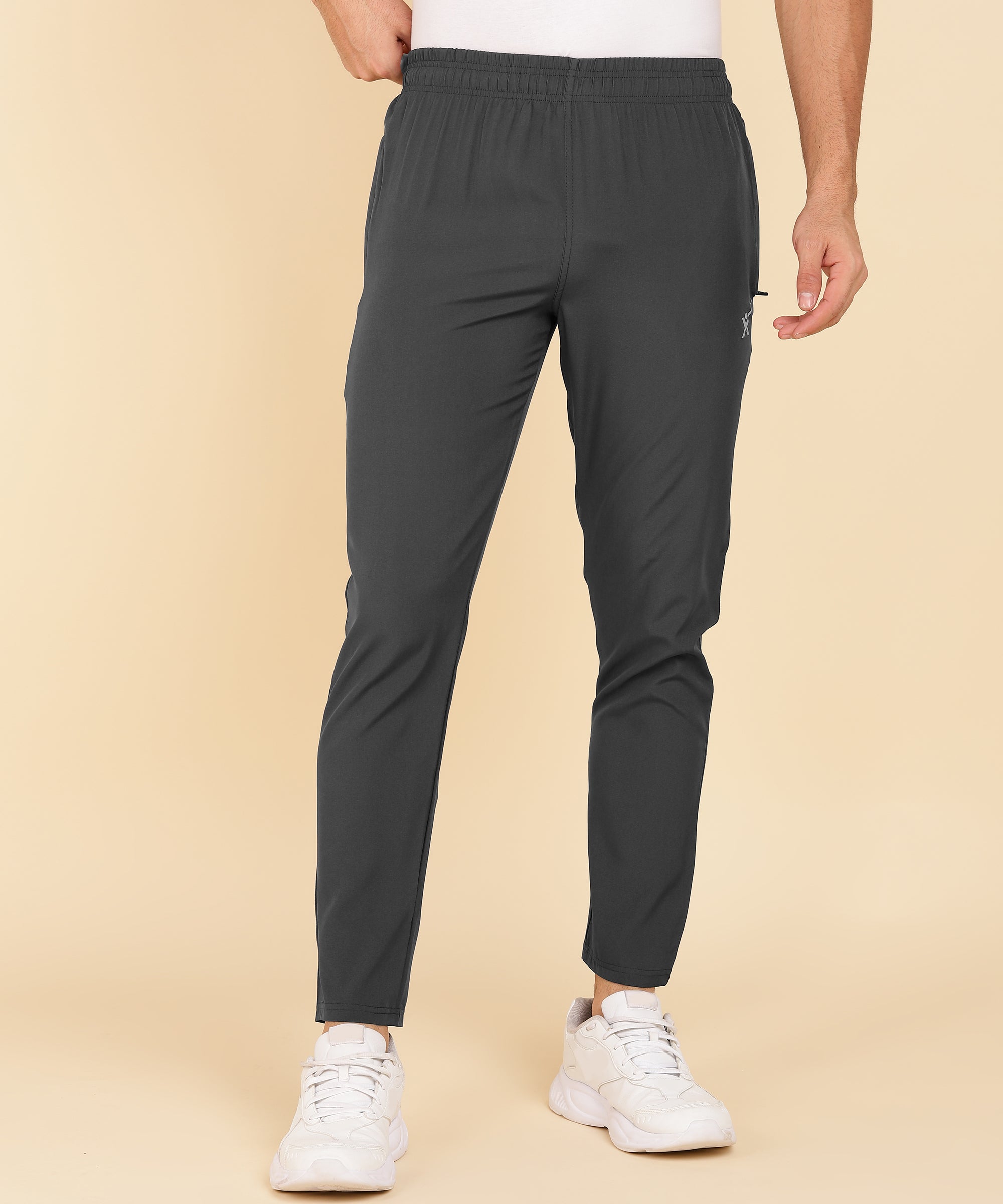 DARK GREY NS LYCRA TRACK PANT FOR MEN (TRACK58)