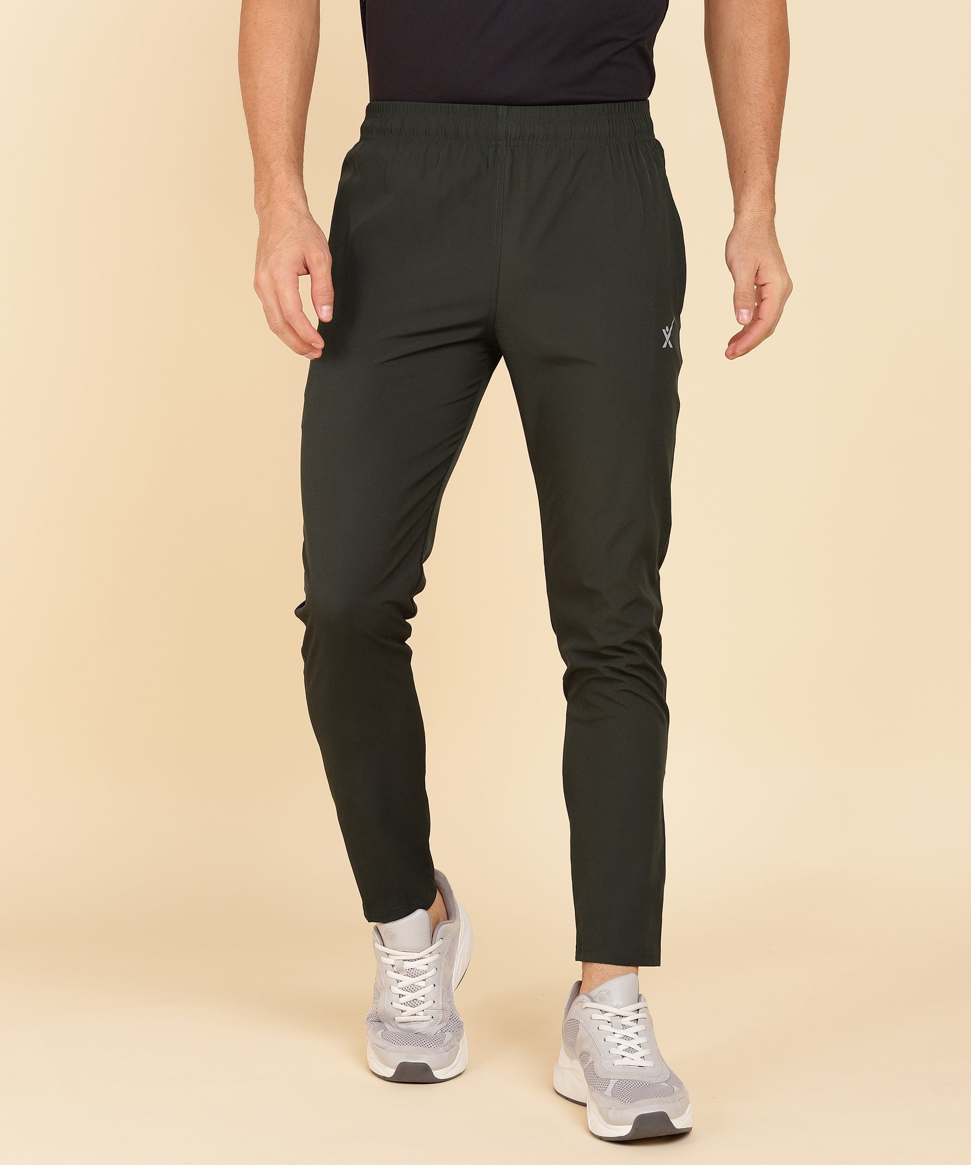 OLIVE GREEN NS LYCRA TRACK PANT FOR MEN (TRACK59)