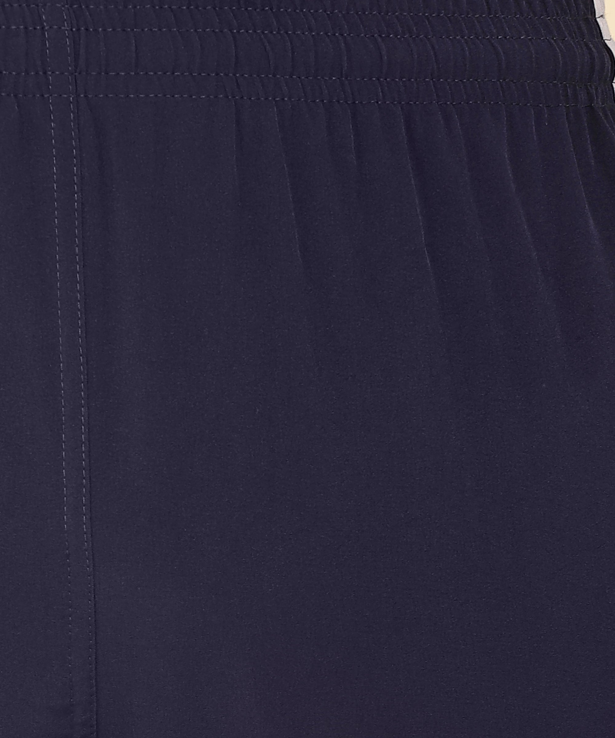 NAVY BLUE AND LIGHT GREY SIDE STRIPE TRACK PANT FOR MEN