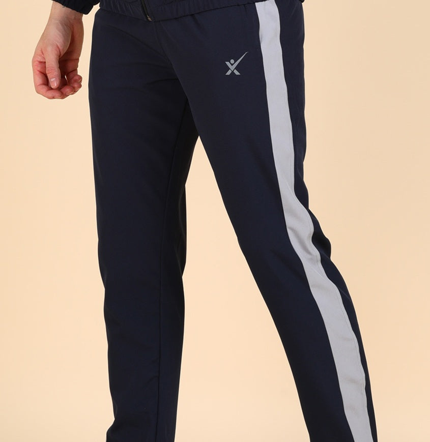 NAVY AND LIGHT GREY STRIPE TRACKSUITS FOR MEN