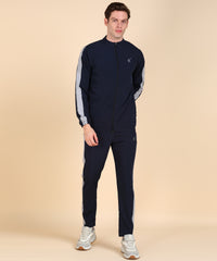 NAVY AND LIGHT GREY STRIPE TRACKSUITS FOR MEN